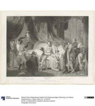 Shakespeare Gallery: Der Widerspenstigen Zähmung, von William Shakespeare, 2. Szene