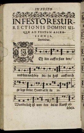 In Festo Resurrectionis Domini Usque Ad Festum Ascensionis.