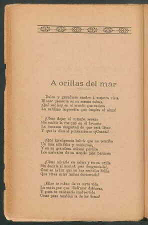 A orillas del mar