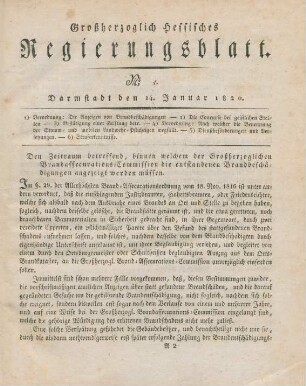 14. Januar-29. Decembere = No. 1-61