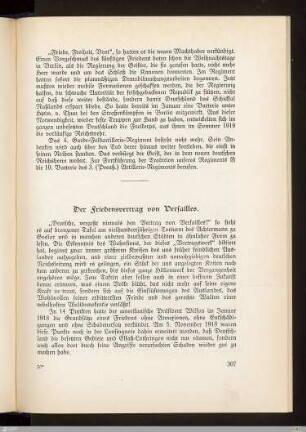 Der Friedensvertrag von Versailles