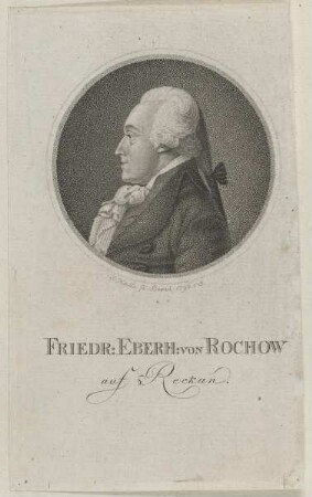 Bildnis des Friedrich Eberhard von Rochow, Domherr in Halberstadt