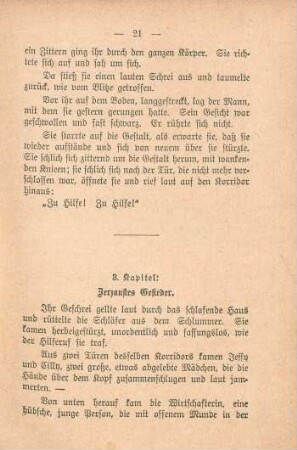 3. Kapitel: Zerzaustes Gefieder
