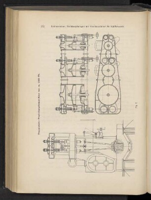 Französische Frachtdampfermaschine von ca. 1500 PS. Fig. 2.
