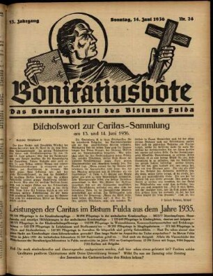 Ausgabe vom Sonntag, den 14. Juni 1936.