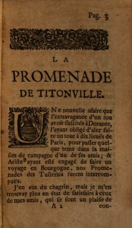 L' École Du Monde, Nouvelle. Ou Les Promenades De Mr. Le Noble, 3. Contenant la Promenade De Titonville, &c.