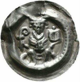 Abt (Starkrad 1253-1263 oder Hermann 1265-1269) von Seligenstadt? - Hälbling