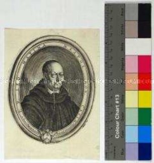 Medaillenporträt des italienischen Benediktinermönchs Leone Matina