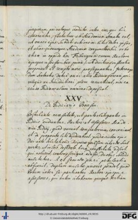 [fol. 17] De iudiciario processu
