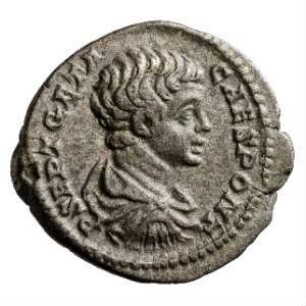 Münze, Denar, 200 - 202 n. Chr.