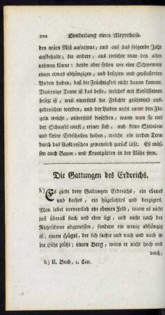 Die Gattungen des Erdreichs