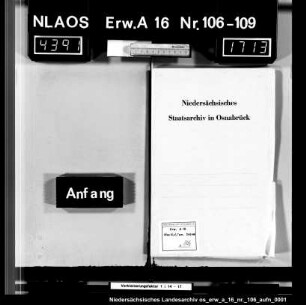 Urkundenabschriften (aus dem Archiv des Hauses Gesmold) zur Geschichte der Schultenhöfe Lensinghausen und Königsbrück
