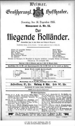 Der fliegende Holländer