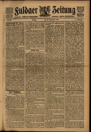 Ausgabe vom Freitag, den 22. September 1905.