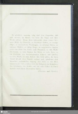 (Plinius, nach Goethe)