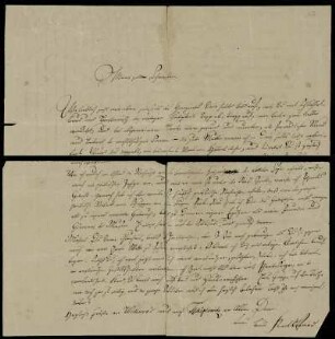 Nr. 17: Brief von Karl Otfried Müller an seine Schwester Gottliebe, Ohne Ort, ohne Datum
