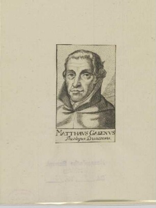 Bildnis des Matthaeus Galenus