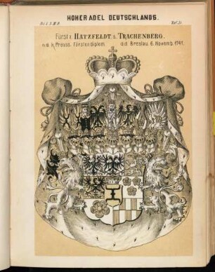 Taf. 31. Fürst v. Hatzfeldt z. Trachenberg.