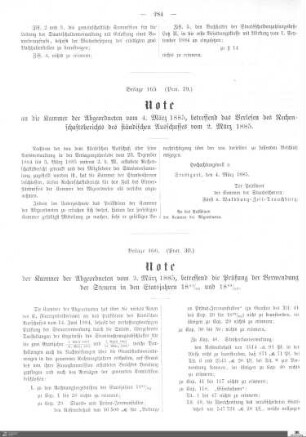 Beilagen zu Protokoll, 30. Sitzung