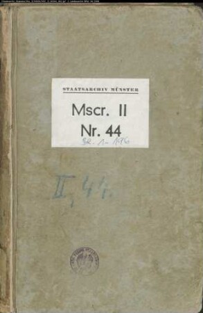 Westfälische Familien; Bischofslisten (historische Notizen)