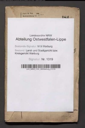 Erblasser: Löwenstein, Calm: