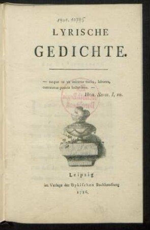 Lyrische Gedichte