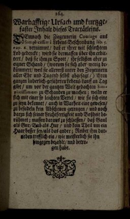 Warhafftige Ursach und kurzgefaster Inhalt dieses Tractätleins.