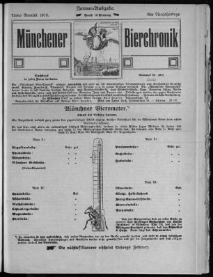 Münchener Bier-Chronik, 1913
