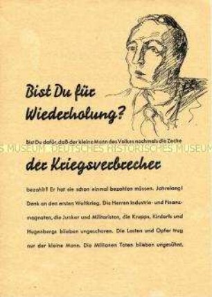 Aufruf aller Parteien und des FDGB zum Volksentscheid über die Enteignung der Nazi- und Kriegsverbrecher