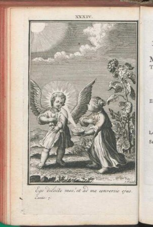 XXXIV. [Je suis à mon Bien-aimé, & son cœur se tourne vers moi.]