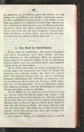 ¬Der¬ Geist der Volksschule