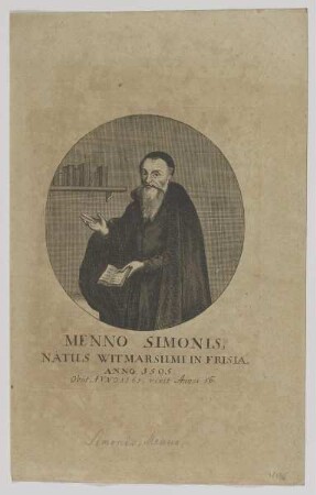Bildnis des Menno Simonis