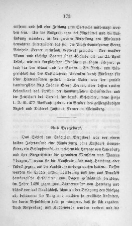 Aus Bergedorf.