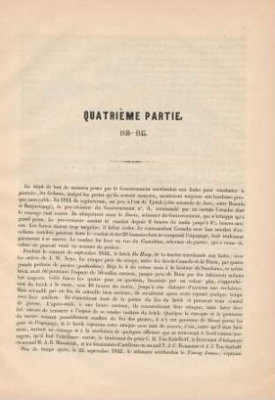 Quartième partie. 1840 - 1845