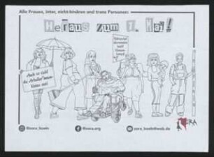 Alle Frauen, inter, nicht-binären und trans Personen: Heraus zum 1. Mai!
