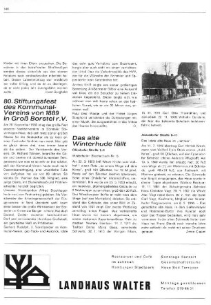 Das alte Winterhude fällt