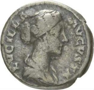 Denar des Marcus Aurelius für Lucilla