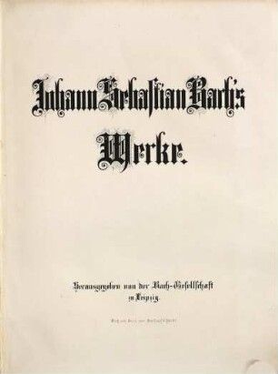 Johann Sebastian Bach's Werke. 30, Kirchencantaten, Fünfzehnter Band