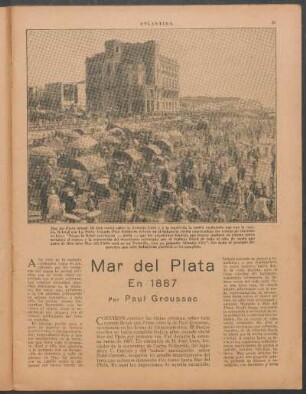 Mar del Plata : En 1887