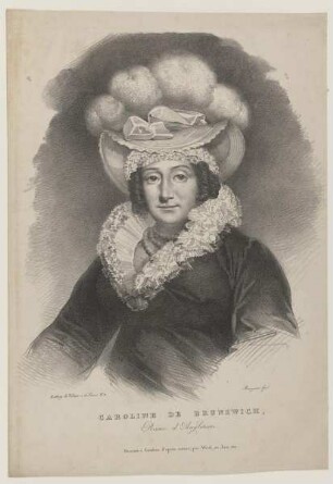 Bildnis der Caroline de Brunswich