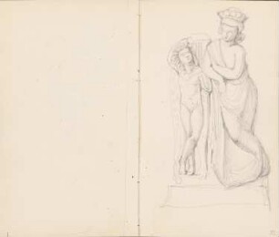 Reiseskizzen aus Athen, Venedig und Padua: Perspektivische Ansicht (aus: Skizzenalbum 4)