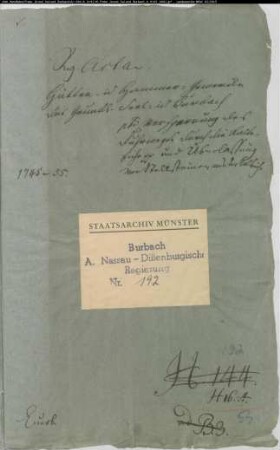 Versperrung des Fuhrwegs durch die Kalteiche und Überlassung von Stellsteinen aus de Kalteiche