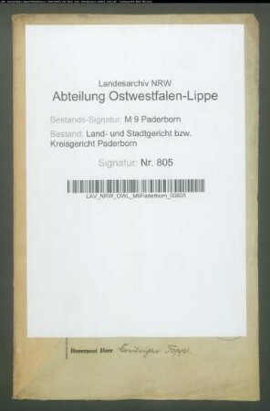 Erblasser: Wördehoff, Gertrud: