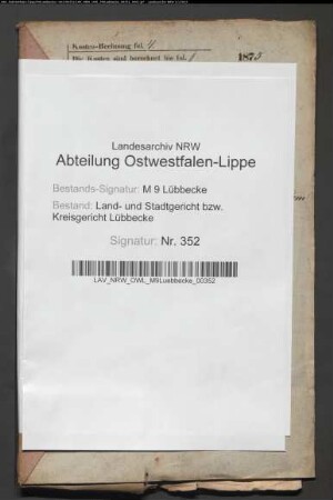 Erblasser: Bick, Johann Friedrich: