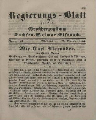 Nr. 29 : 25. November 1857
