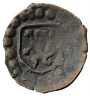 Münze, Pfennig (Schüsselpfennig), 17. Jh.