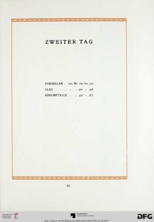 Zweiter Tag (Nr. 182-367)