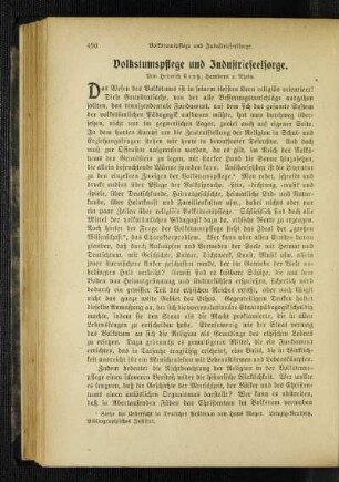 Volkstumspflege und Industrieseelsorge