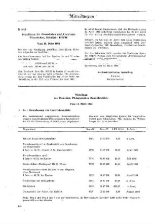 Mitteilung des Deutschen Pädagogischen Zentralinstituts : vom 10. März 1966