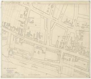 Wohnhausbebauung Seegefelder-, Wustermarker-, Nauener Straße, Berlin-Spandau: Lageplan der Baublöcke 1:1000